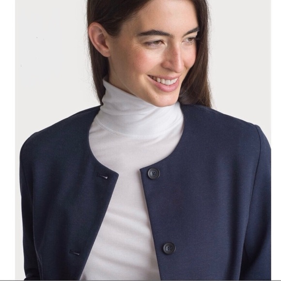 KIT AND ACE COLLARLESS BLAZER JACKET SIZE M - Picture 4 of 14